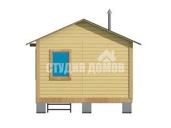 Баня из бруса №16