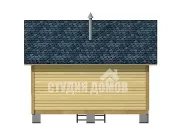 Садовый домик из бруса №4