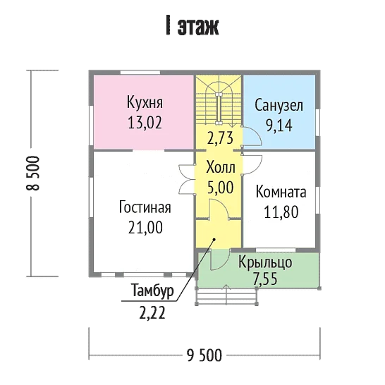 Каркасный дом КД-161-2