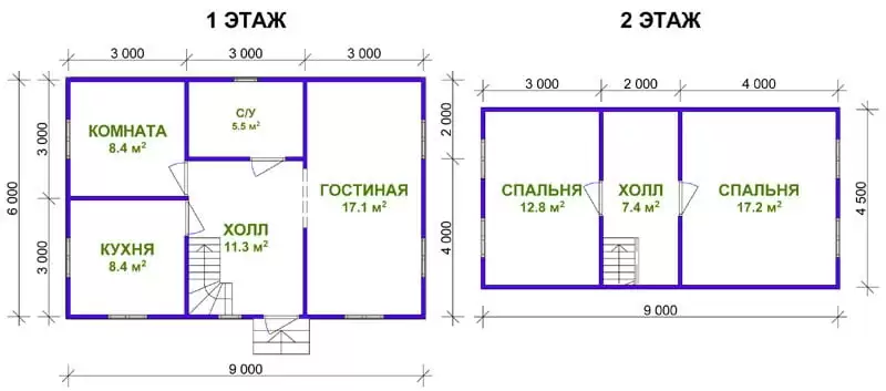 Дом из бруса «Кирилл»