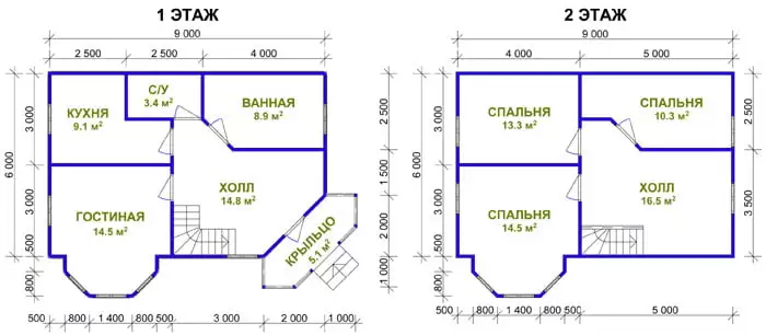 Дом из бруса «Артём»