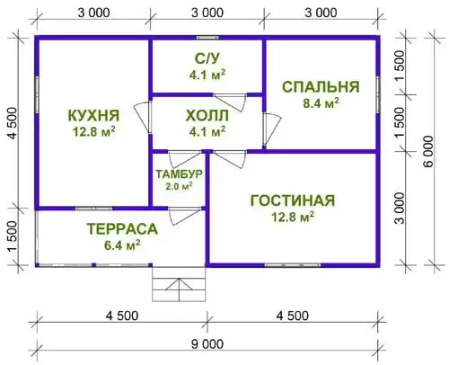 Дом из бруса «Владислав»