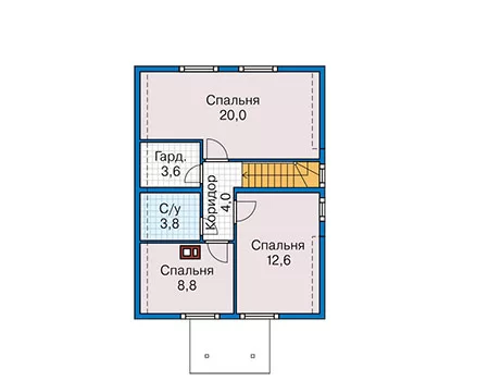 Проект дома 105м²