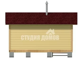 Баня из бруса №12