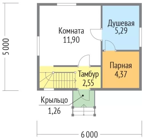 Баня К 41 м²