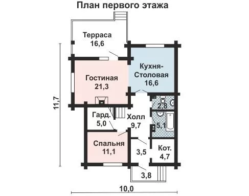Дом ПБ 150 кв.м.