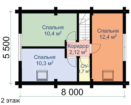 Дом ОЦ 80.7 кв.м