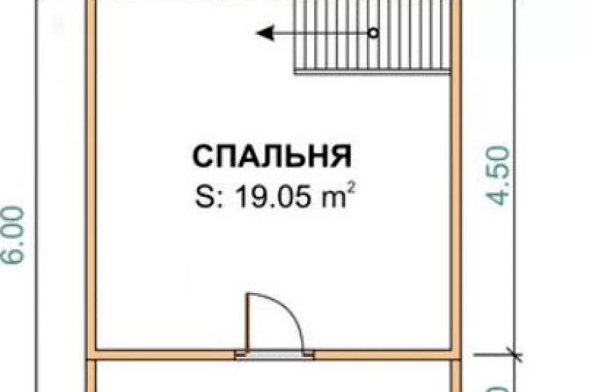 Дом из бруса 6х6 к1п7