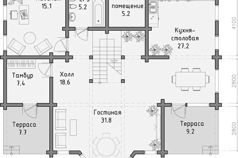 Беркут 210 м2