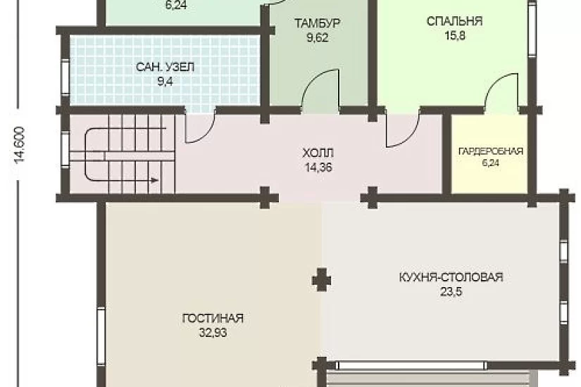 Дом ПБ 310 кв.м.