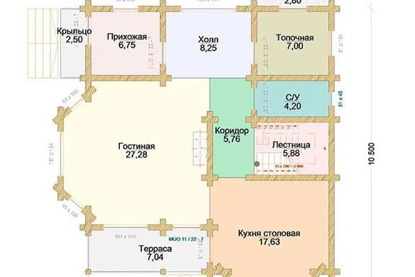Дом из клееного бруса КБ-179