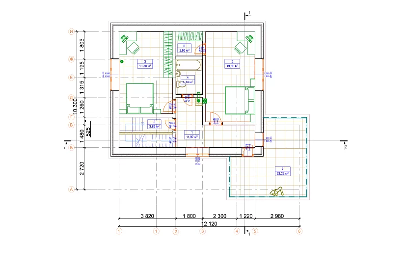 Дом-газобетон-1,5эт-12120х10300мм-АР