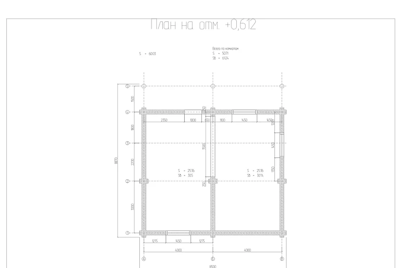Дом-бревно240мм-8870х8500мм-1,5эт-КД