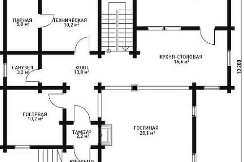 Дом ПБ 180,1 кв.м.