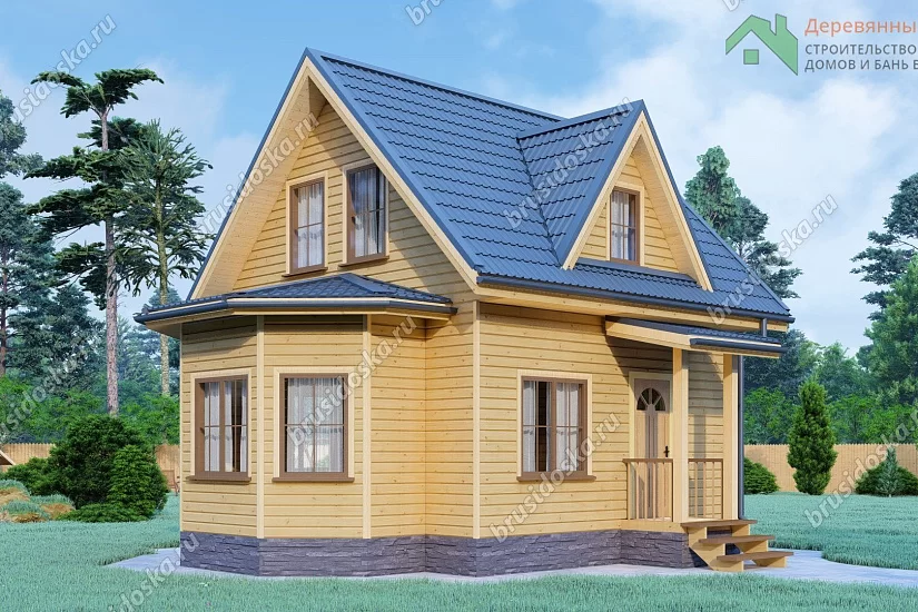 Дом из профилированного бруса 6х6