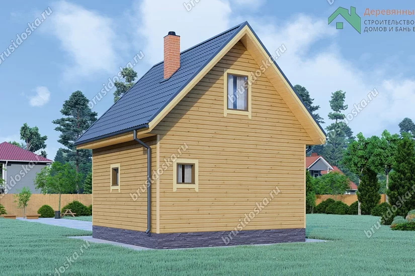 Баня 6х6 из бруса