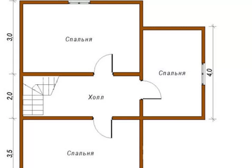 Дом 8,5х8,5 К2П11