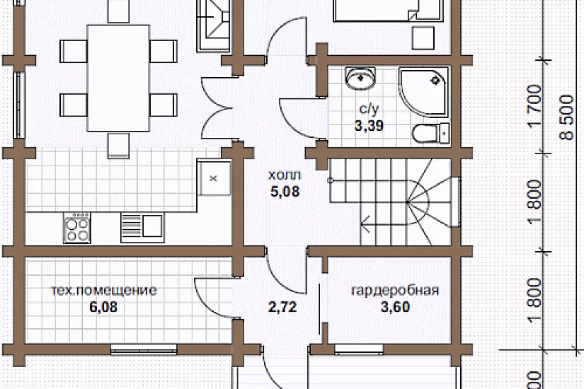 Дом ПБ 127 кв.м.