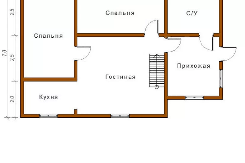 Дом 7х11 К2П7