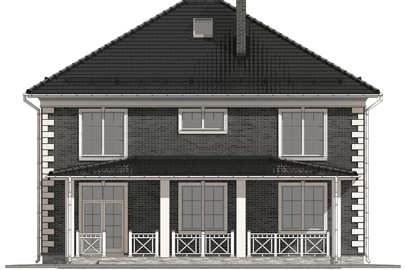 Дом-блочный-15300х11900мм-2эт.-АР-КР