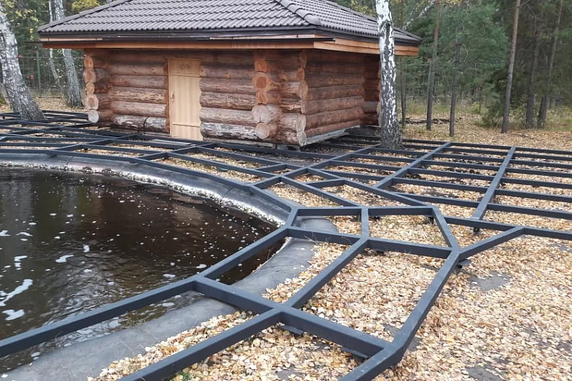 Терраса 10х30 м