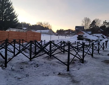 Дом каркасно-щитовой 8х13 м
