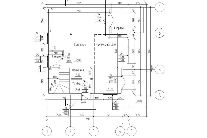 Проект дома Z47