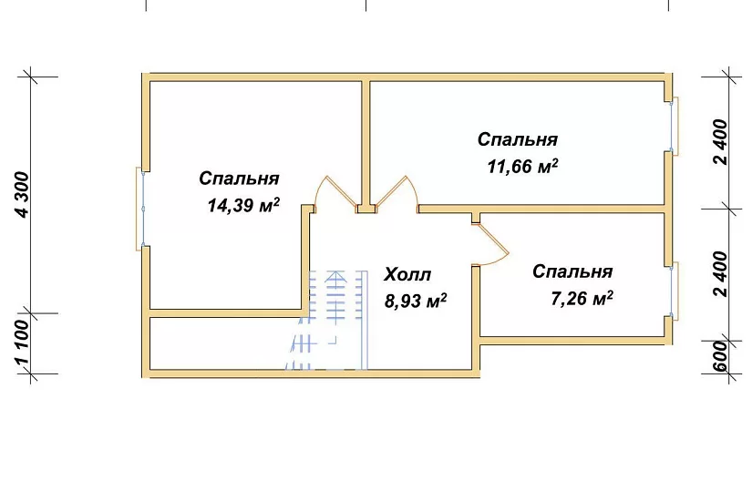 Дом из профилированного бруса 6х9