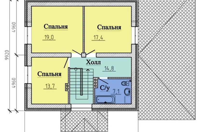 Проект дома 195,6 кв.м.