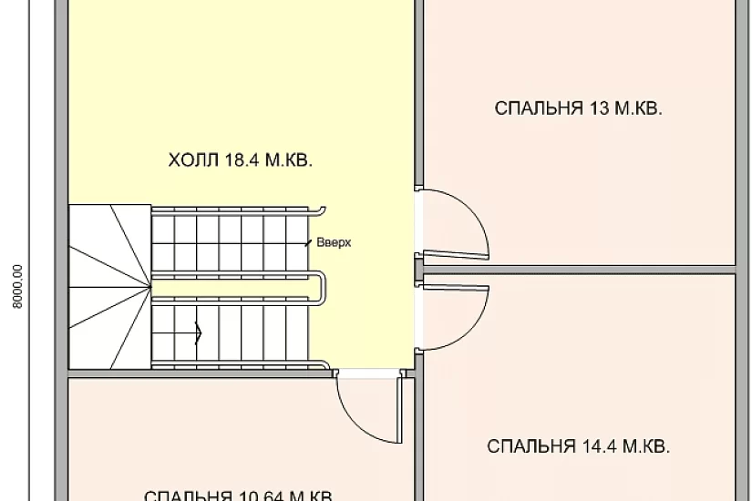 Дом 8х8