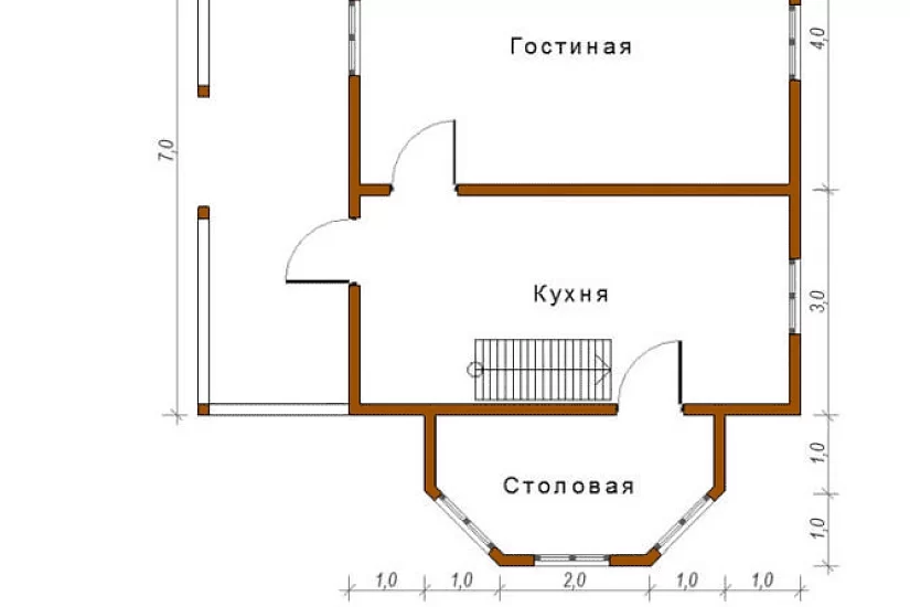 Дом 8х9 К2П3