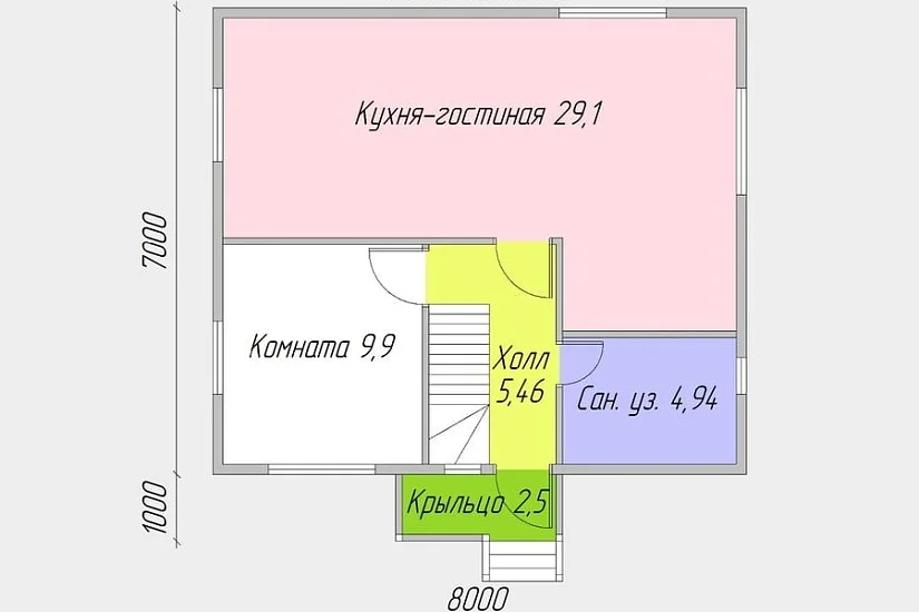 Барон 8К 7.0х8.0 м