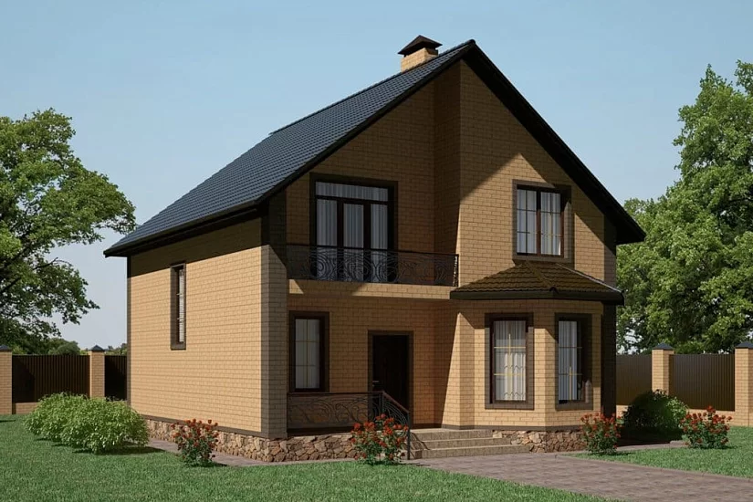 Кирпичный дом 6*9