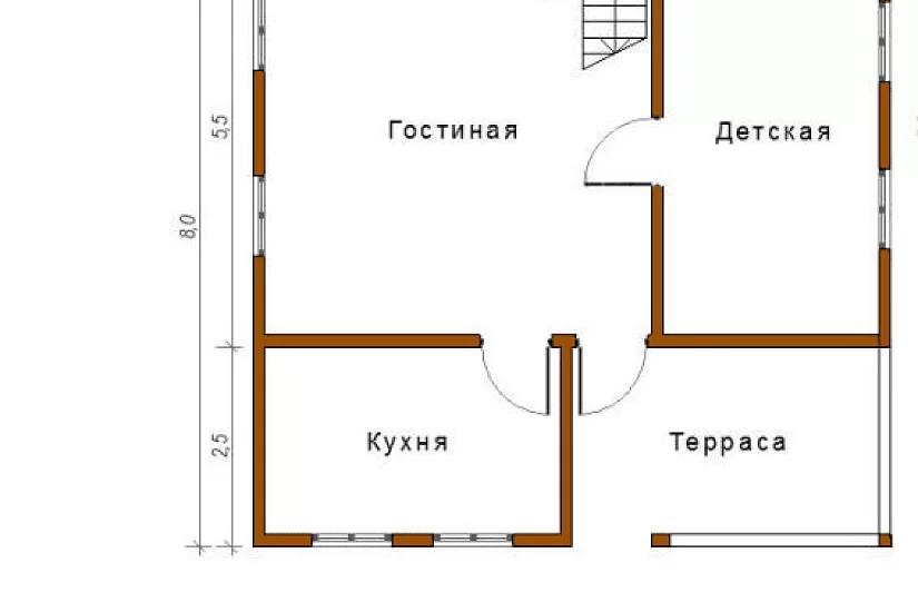 Дом 8х8 К2П2