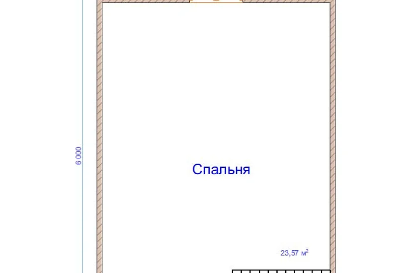 Дом из бруса №16 7,5x6 м