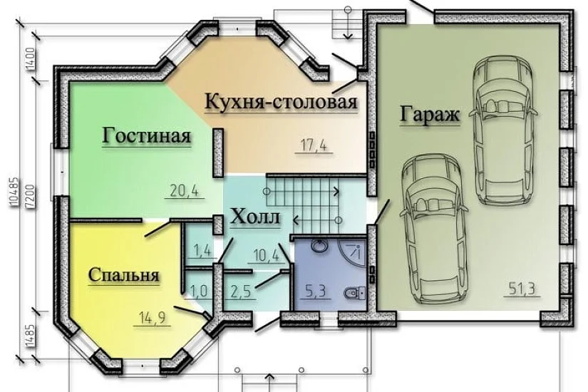 Проект дома 278,5 кв.м.