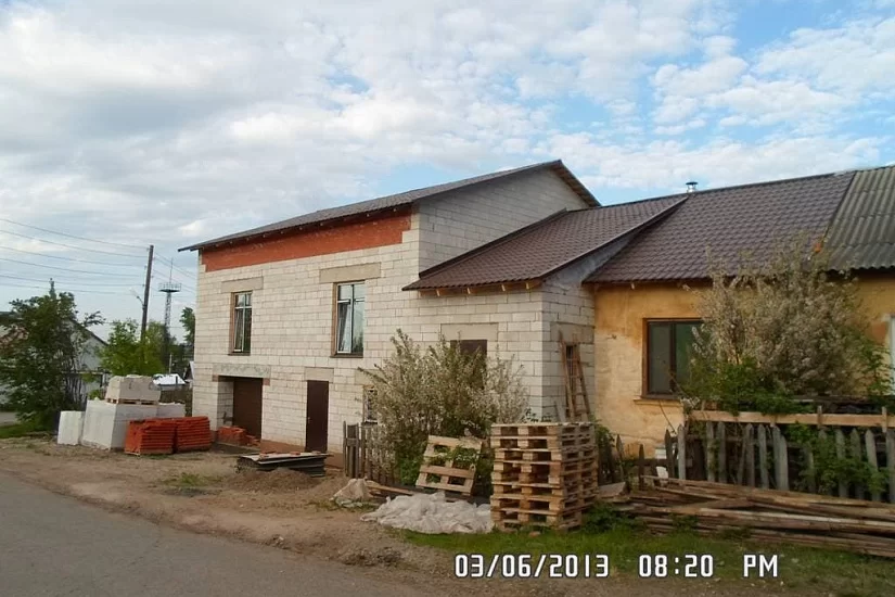 Дом из блоков  8х12 м