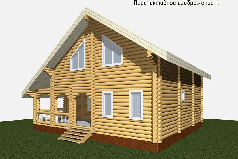 Дом-бревно240мм-10300х11100мм-1,5эт,-АР-КР