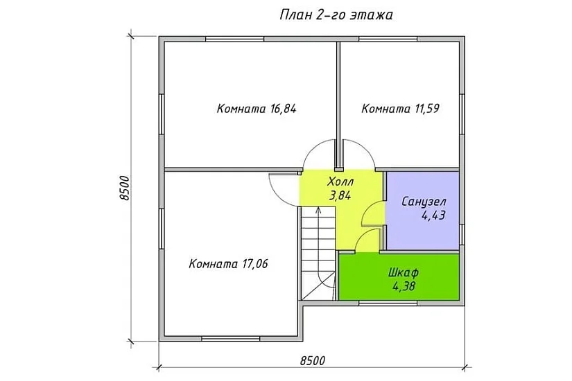 Норвег 2БК-160 8.5х8.5 м