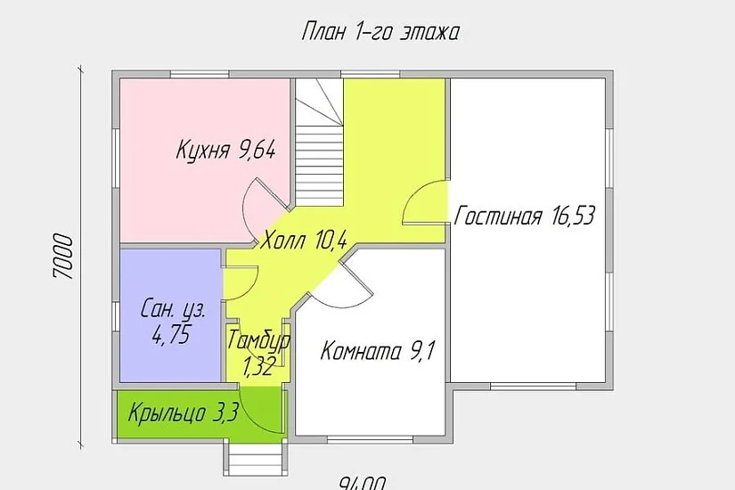 Классик 2К 7.0х9.4 м