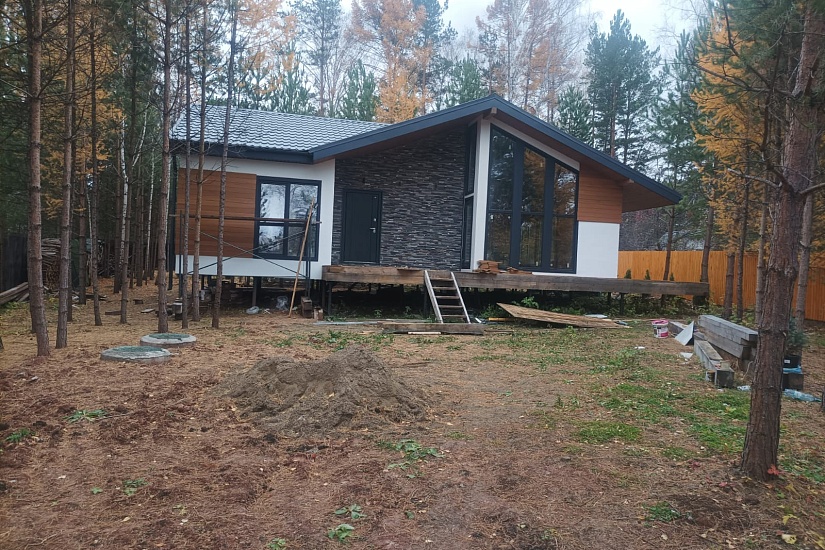 Дом из бруса 11х13 м