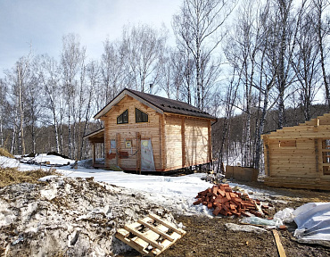 Дом из бруса 11х13 м