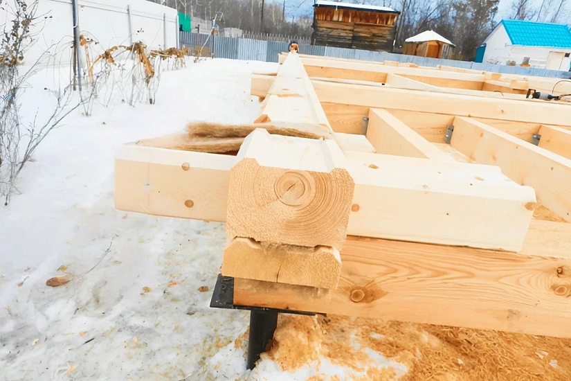 Дом из бруса 9,4х10,5 м